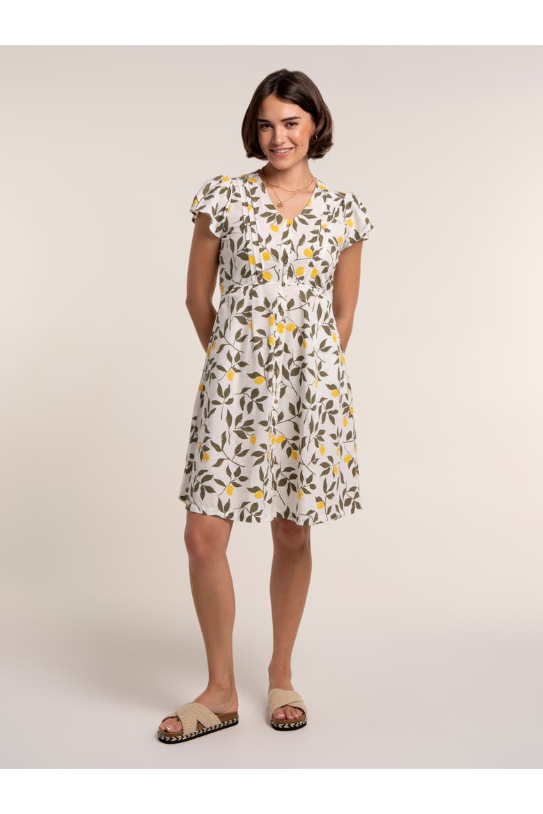 Renata Dress, Main, color, Cream