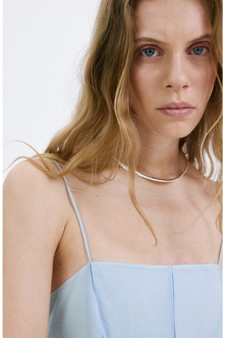 Miel Strapless A-Line Dress, Alternate, color, SKY BLUE