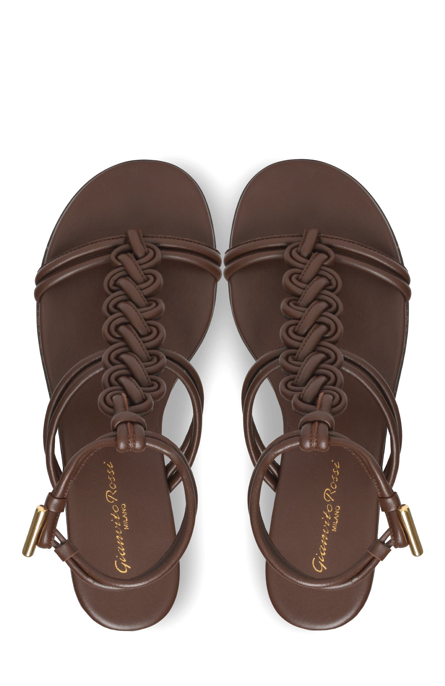 Capua Sandals, Alternate, color, Brown Nappa