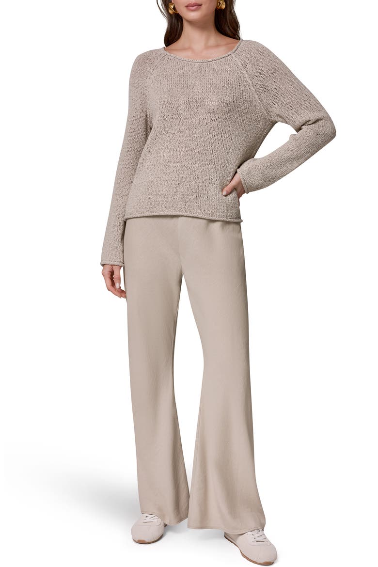 Easy Boat Neck Sweater, Alternate, color, SANDSTONE MULTI