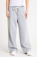 G/FORE Side Stripe French Terry Relaxed Straight Leg Pants