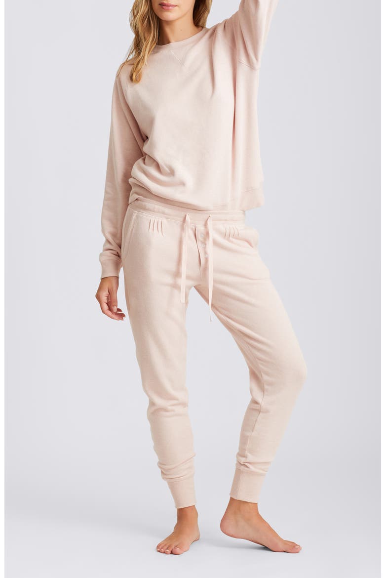 So Soft Fleecy Organic Cotton Pajamas, Alternate, color, PINK