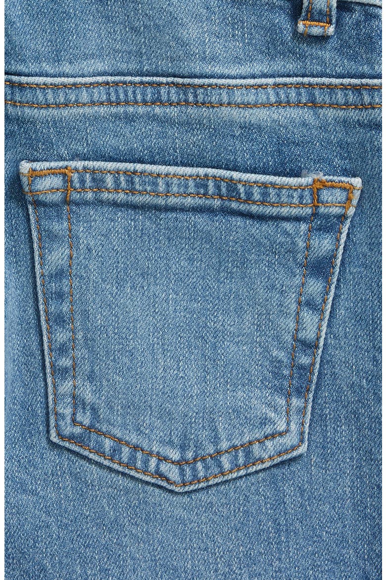 Kids' Stretch Denim Shorts, Alternate, color, MID DENIM