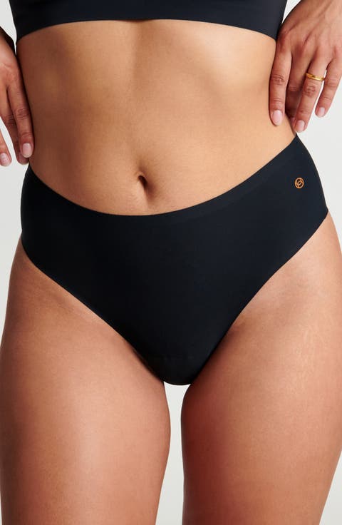 3-Pack High Waist Thongs