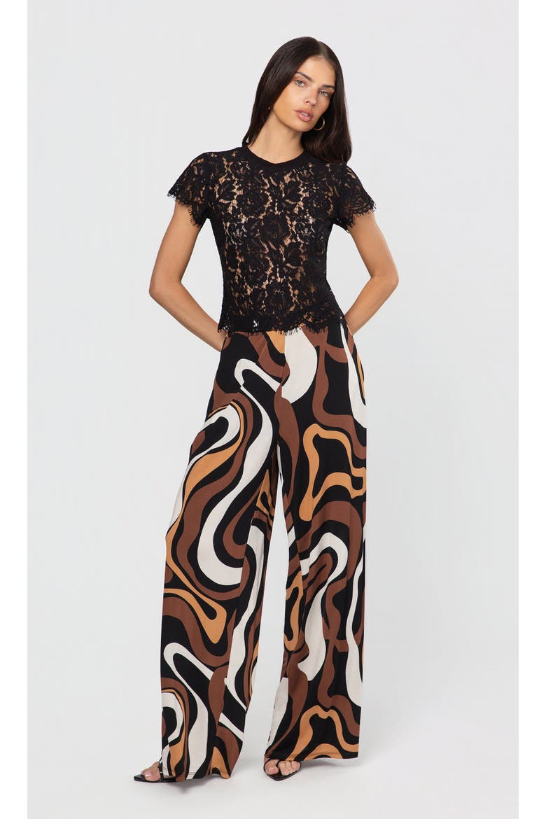 Kai Lace Top, Alternate, color, Black