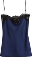 Stella McCartney Iconic Lace Trim Satin Camisole