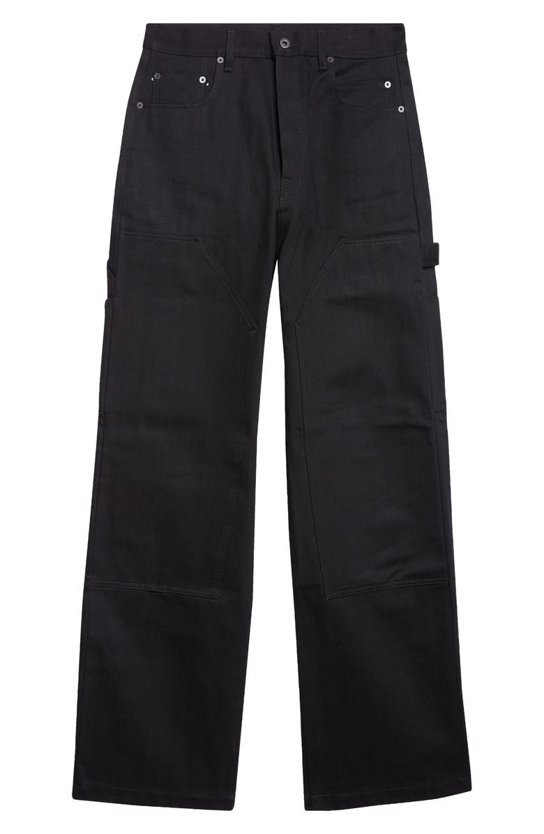 Rick Owens DRKSHDW Concordians Strobe Double Knee Jeans, Alternate, color, Black