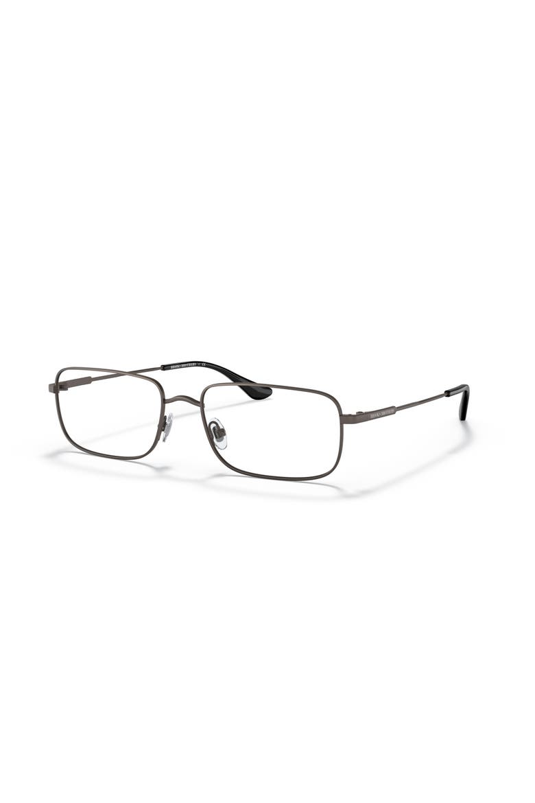 57mm Rectangle optical glasses, Main, color, Grey