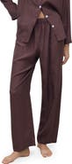 MANGO Habotai Silk Pajama Pants