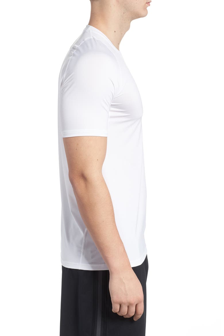 Pro Fitted T-Shirt, Alternate, color, WHITE/BLACK/BLACK