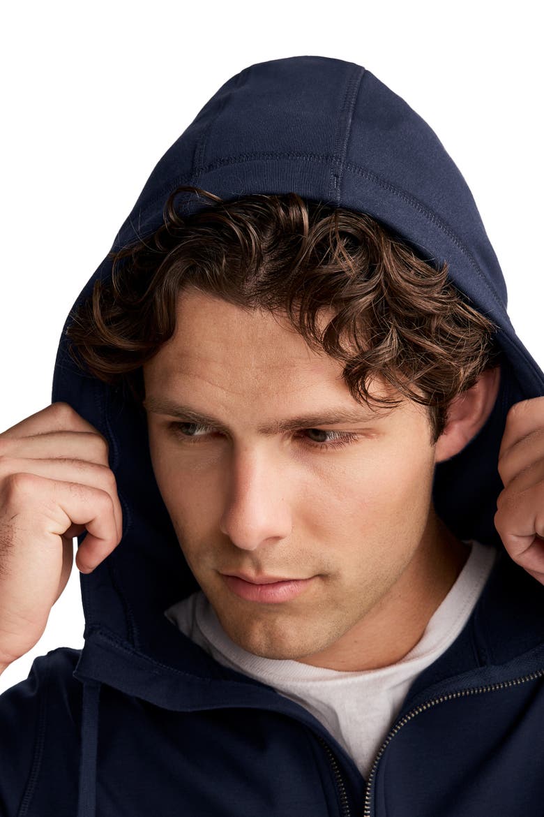 Men's Full Zip Fleece Hoodie, Alternate, color, Jockey Blue