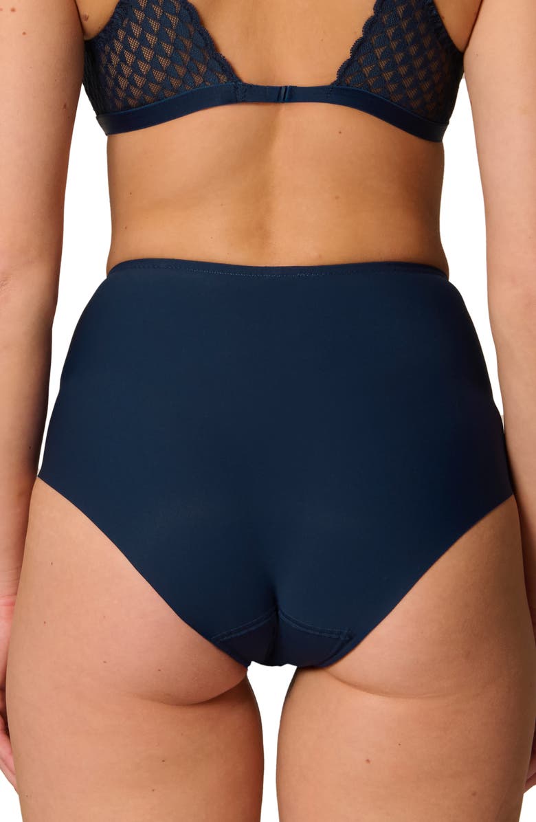 Simone Perele Subtile Control Briefs, Alternate, color, Midnight