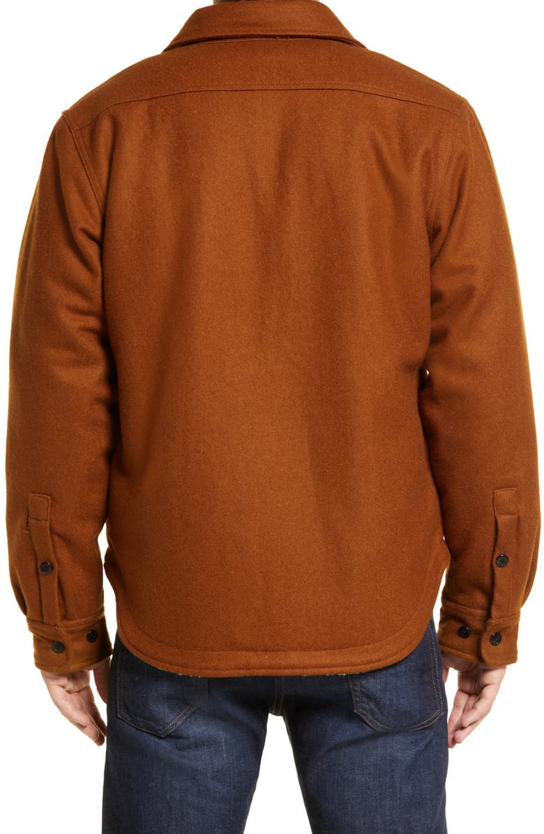 Schott NYC Wool Blend Shirt Jacket, Alternate, color,