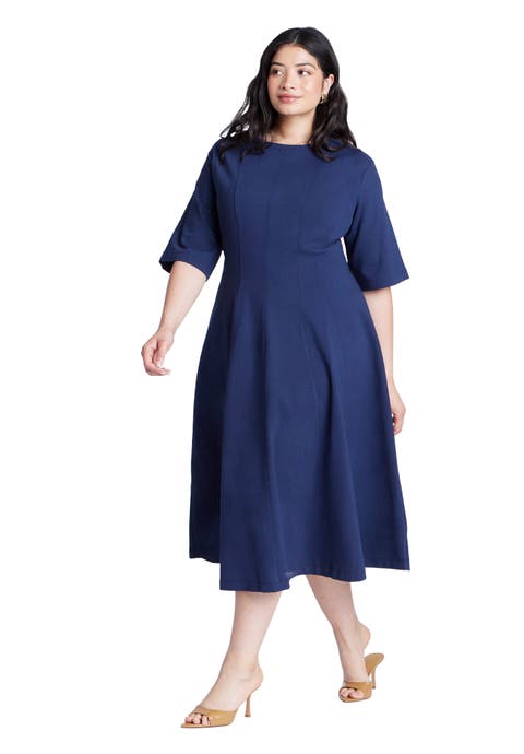 Seam Detail Ponte Work Dress (Plus)