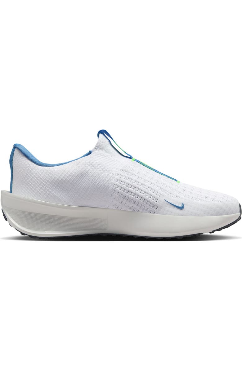 Nike Interact Run EasyOn Running Sneaker, Alternate, color, White /Blue Beyond