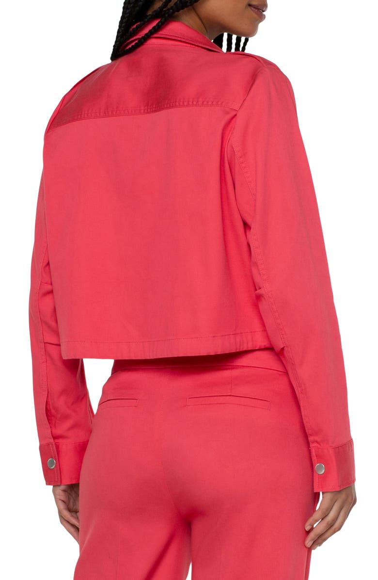 Liverpool Los Angeles Crop Utility Jacket, Alternate, color, 