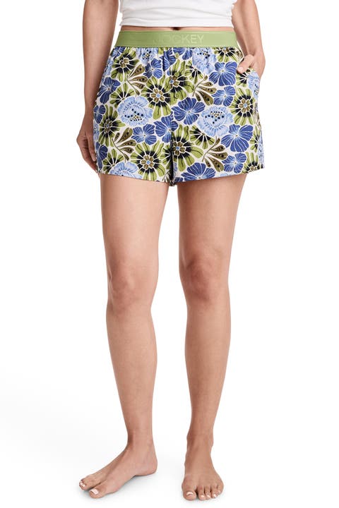 Women's 100% Cotton Poplin Boxer Short