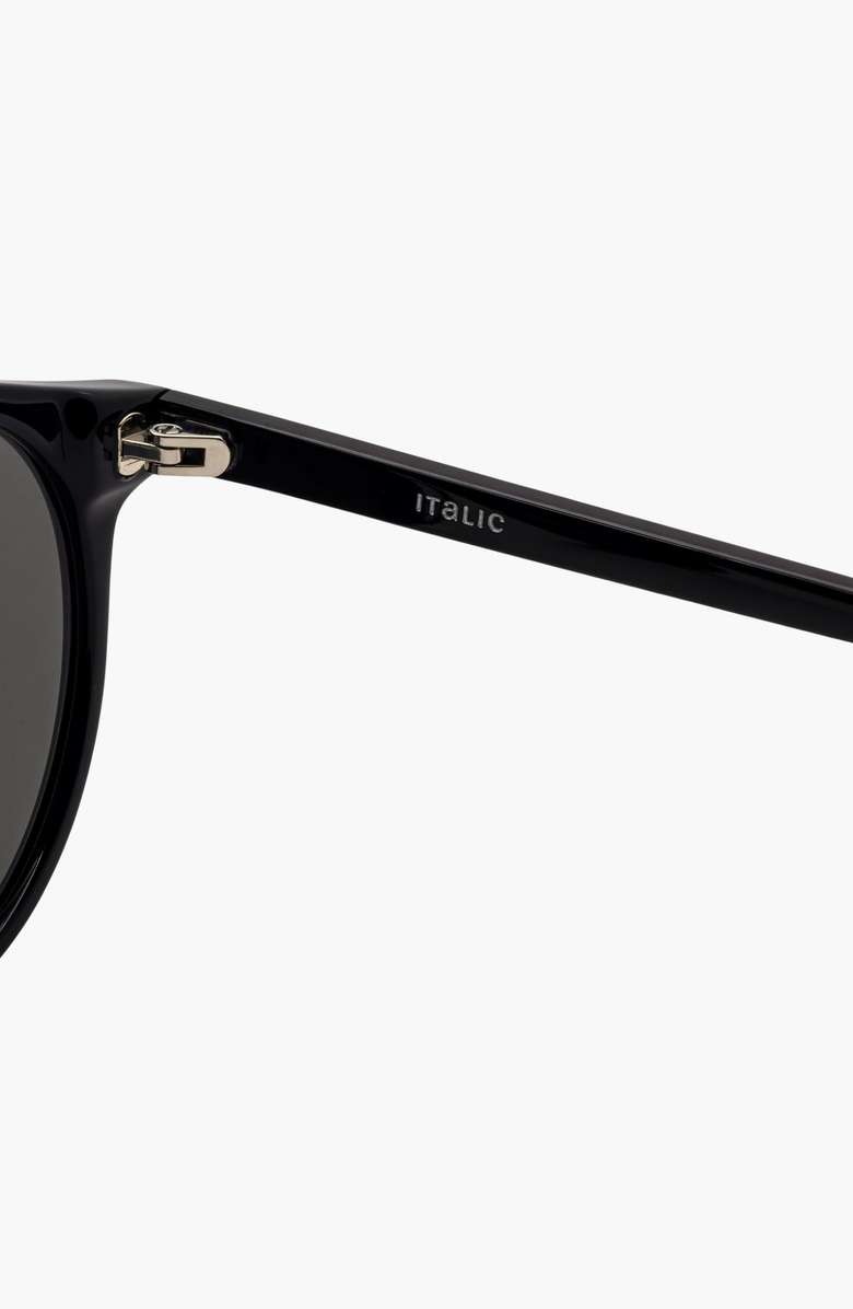 Italic Sasha Acetate Sunglasses, Alternate, color, Black