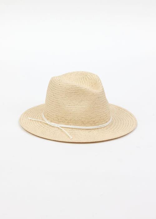 Hat Attack Classic Travel Hat In Natural/white