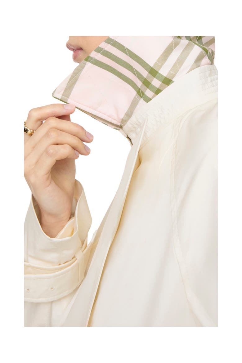 Cropped Lightweight Ladybrook Trench Jacket, Alternate, color, Seashell white