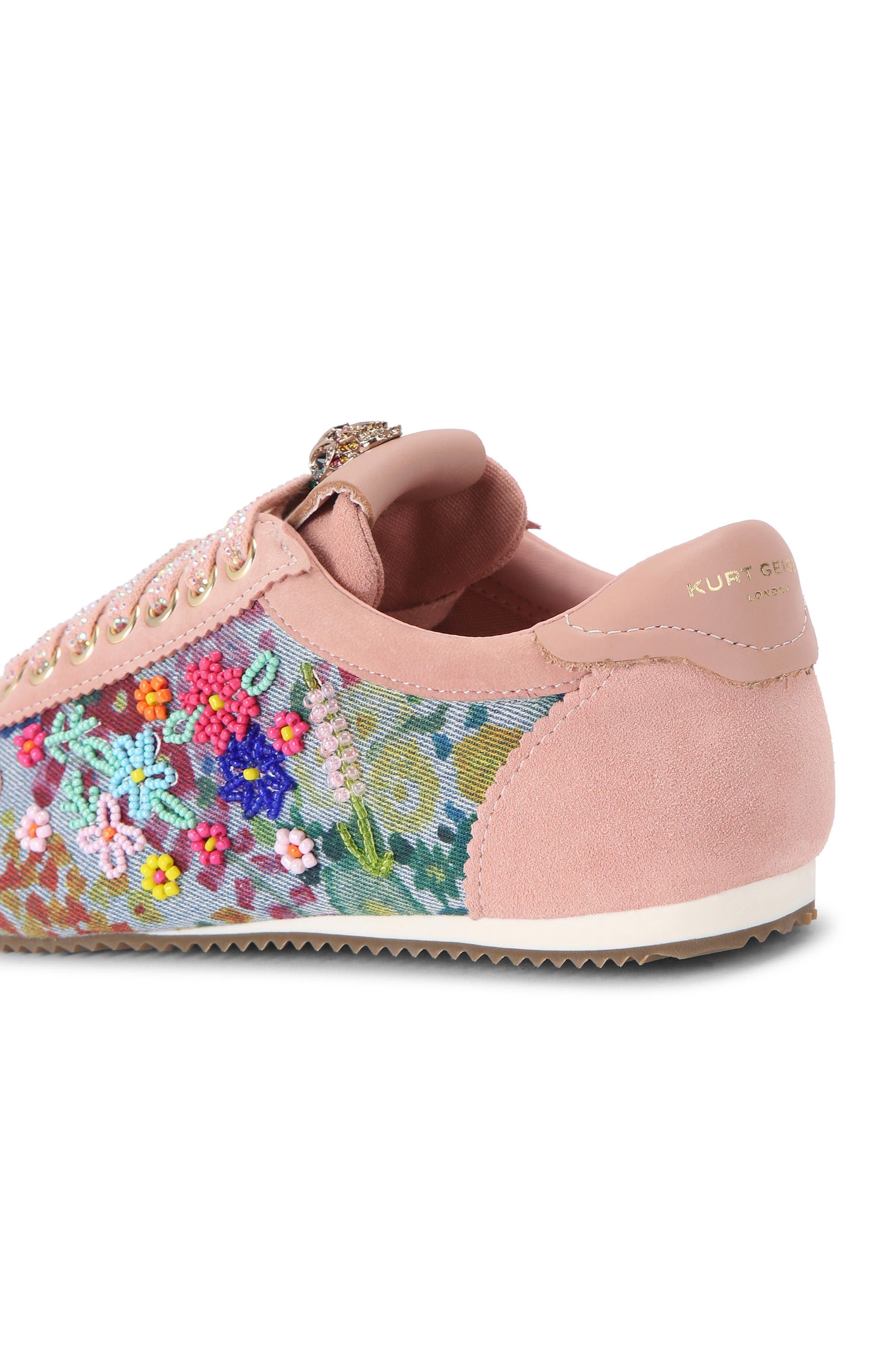 Kurt Geiger London Islington Sneaker, Alternate, color, Light Pink/ Pastel Blue
