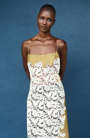 Khaite Nevis Lace Slipdress