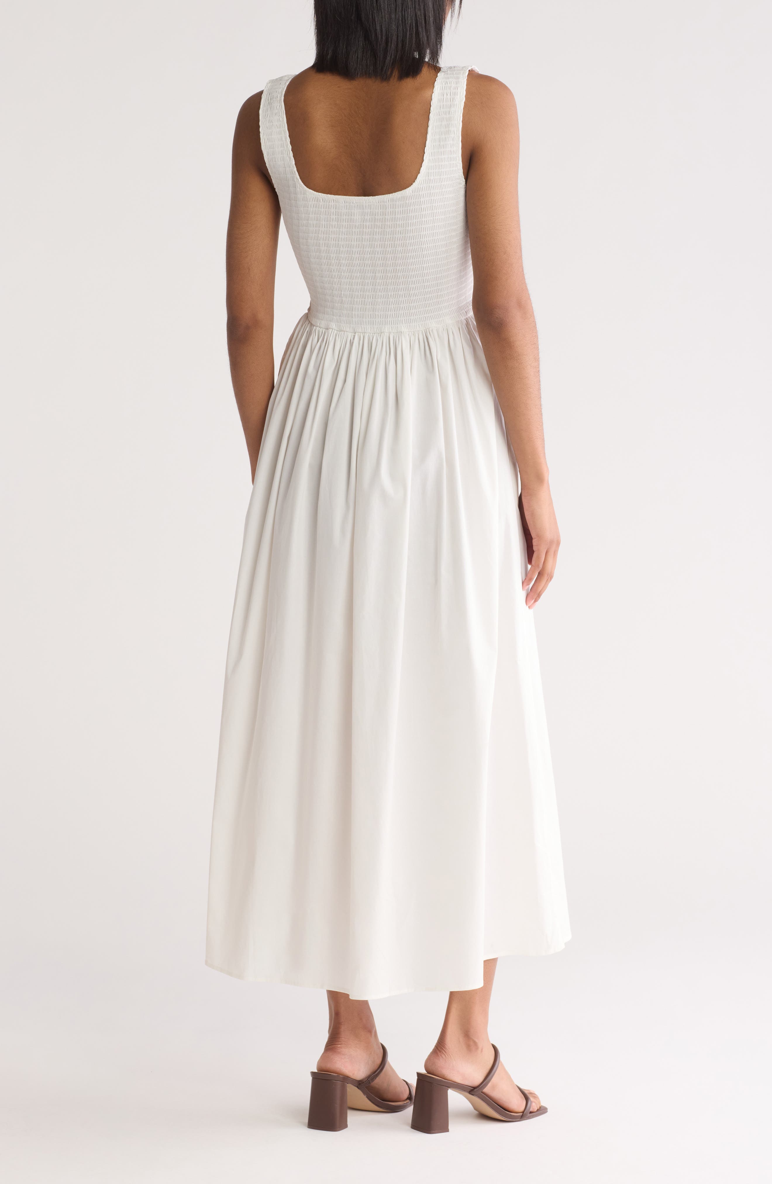 Smocked Fit & Flare Sundress - image 4