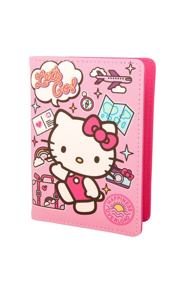 Hello Kitty Passport Holder and Luggage Tag Set, Alternate, color, Pink
