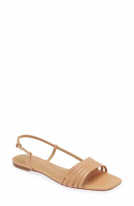 Reformation Millie Lattice Flat Sandal