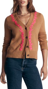 Boden Ella Embroidered Cardigan