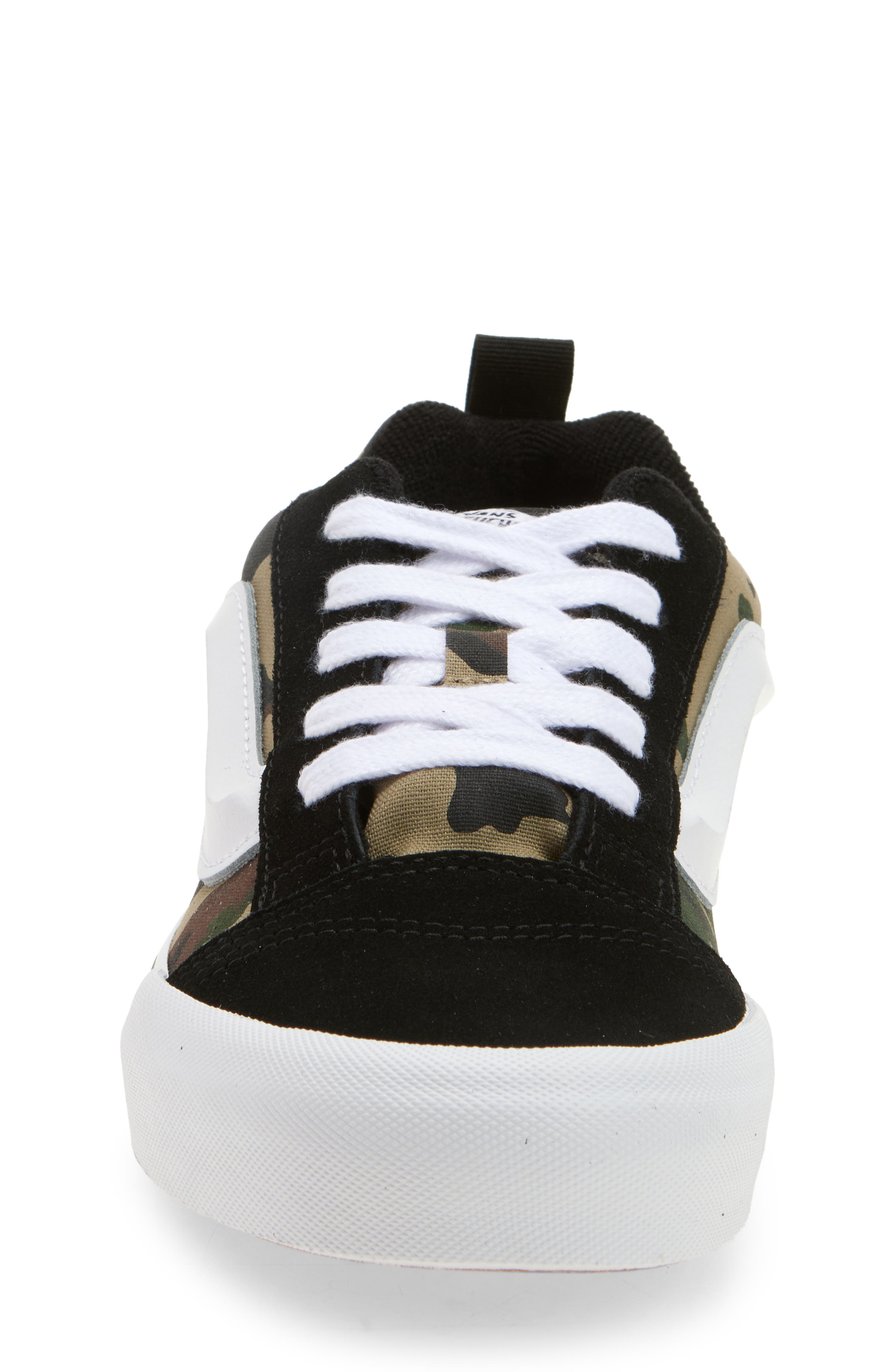 Vans Kids' Knu Skool Sneaker, Alternate, color, Black/Green