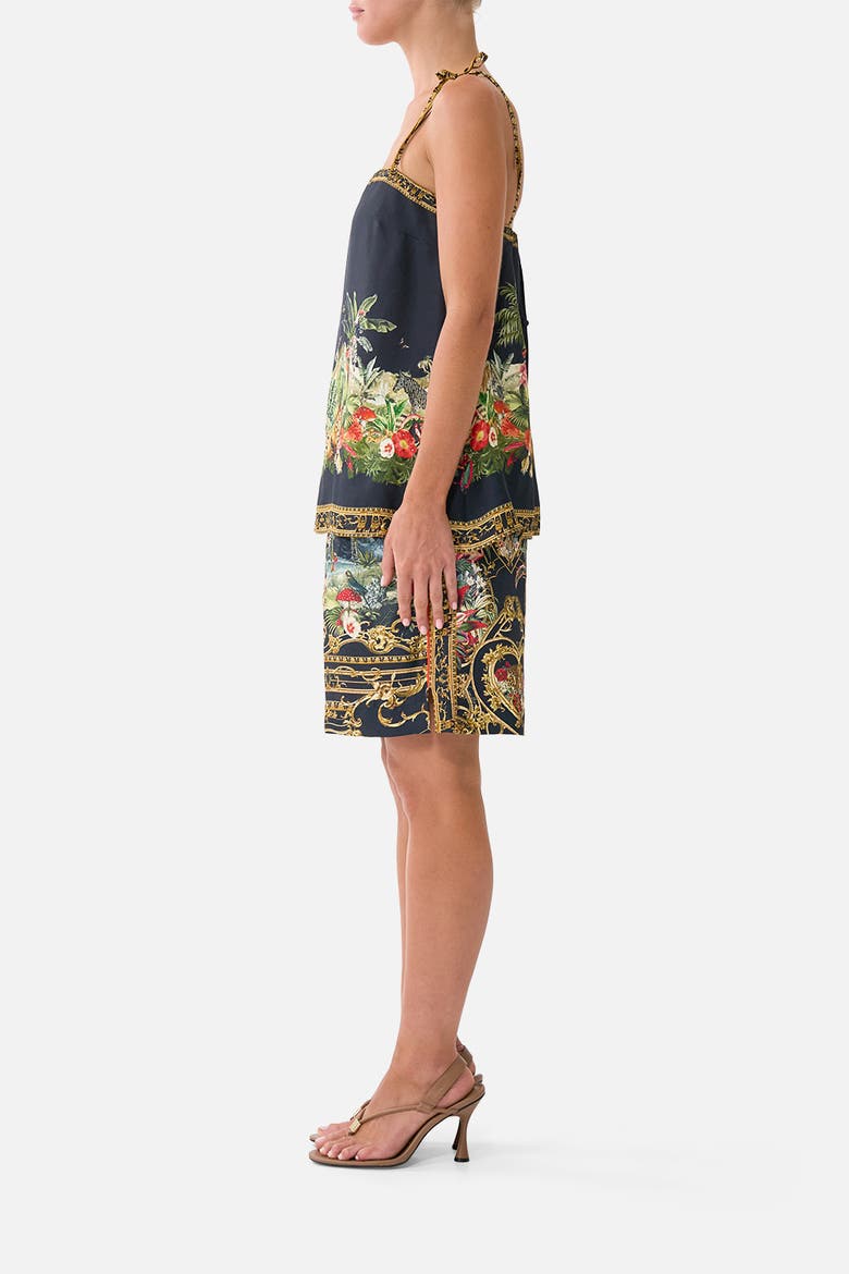 Straight Scarf Top, Alternate, color, Palace Zoology