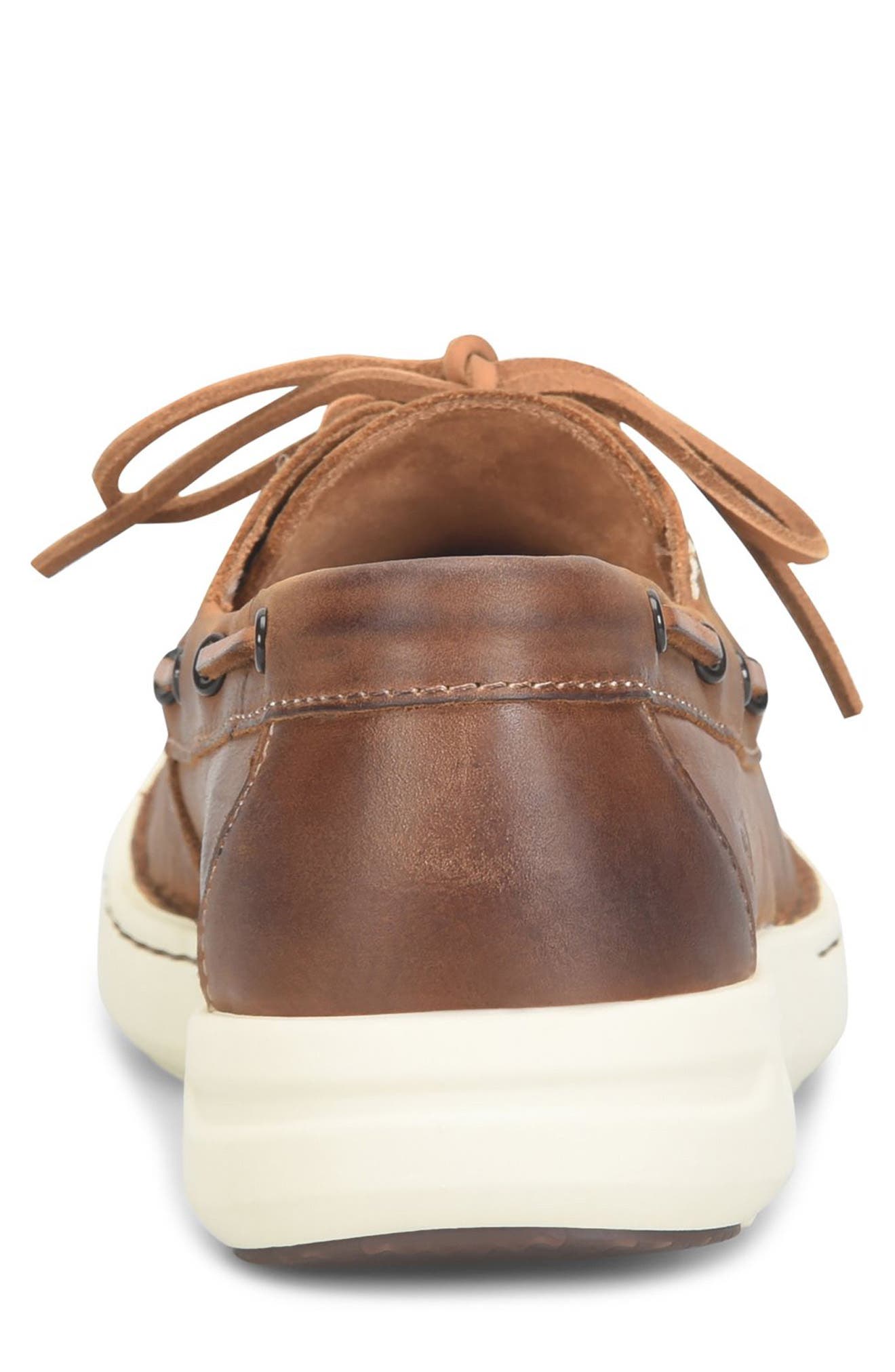 Børn Mariner 3-Eye Boat Shoe, Alternate, color, Tan F/ G