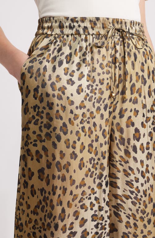 Kobi Halperin Michal Ombre Leopard-print Pants In Brown Multi