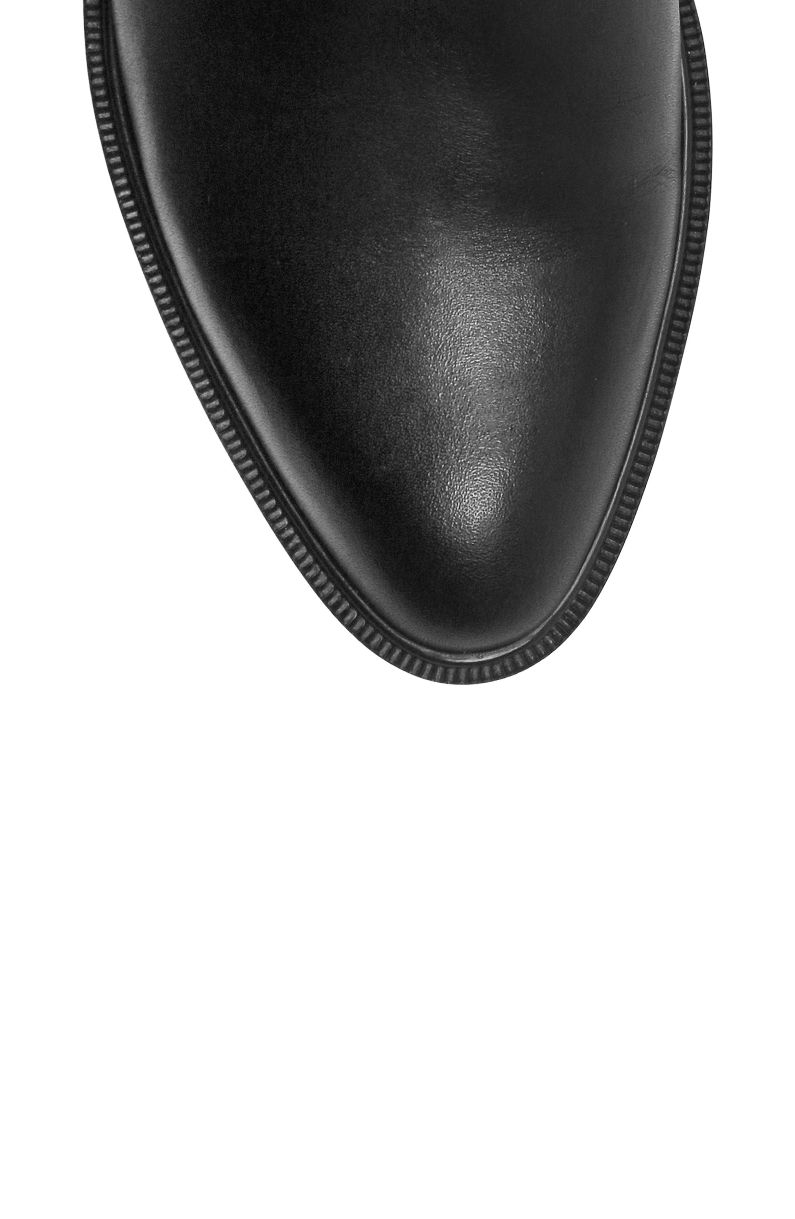 Frances Chelsea Boot, Alternate, color, BLACK LEATHER