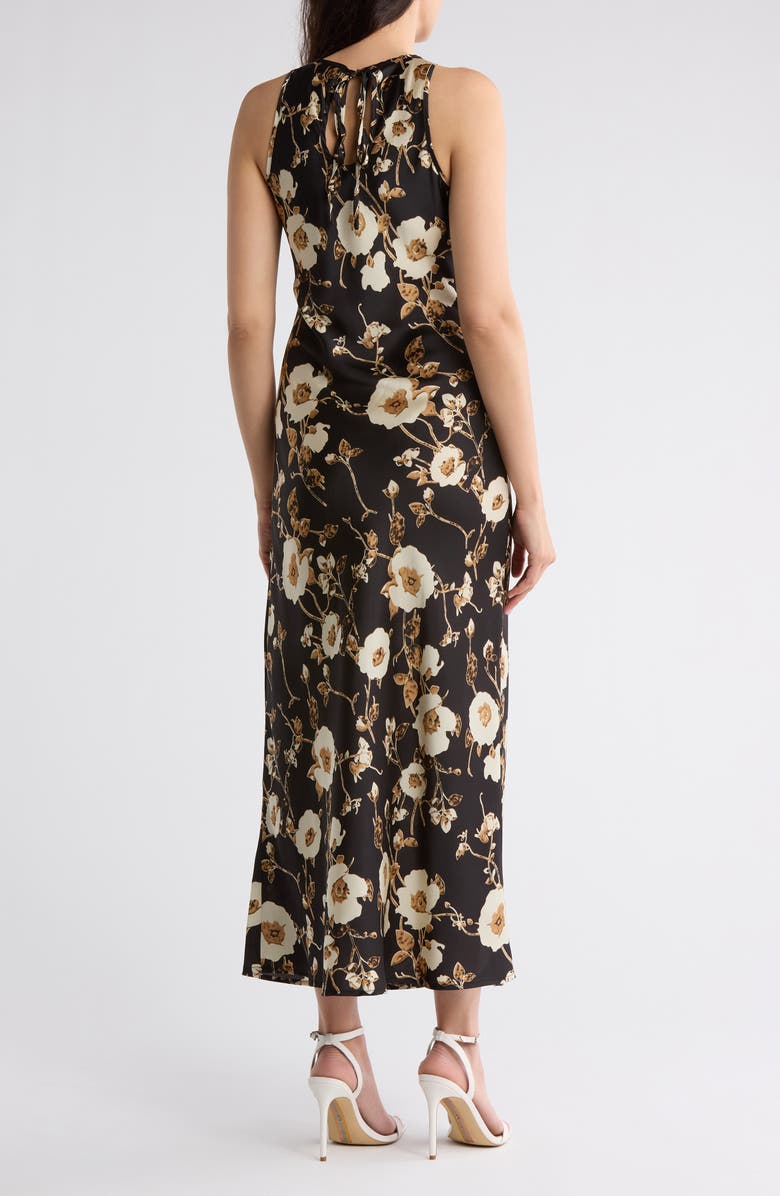 MELLODAY Paisley Bias Midi Dress, Alternate, color, 