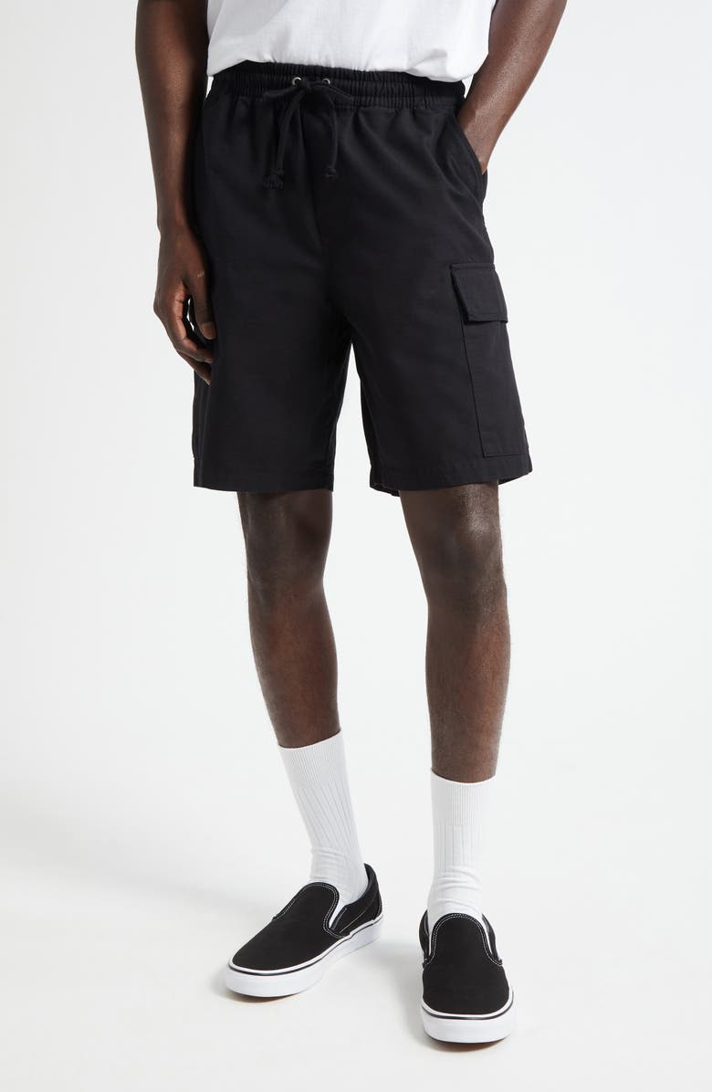 Noah Ripstop Cargo Shorts, Main, color, Black