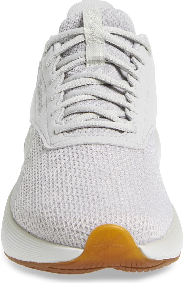 Reebok DMX Comfort Plus Walking Shoe, Alternate, color, Steely Fog/ White/ Gum