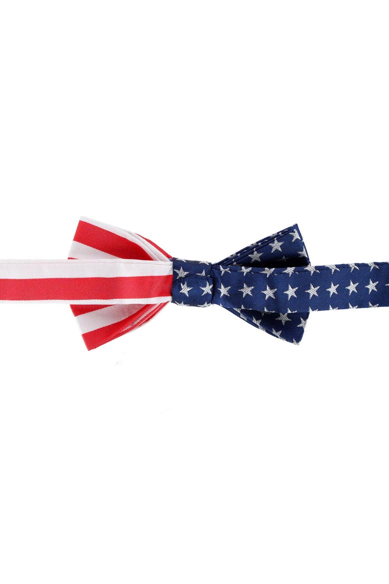 America's Old Glory Silk Bow Tie, Alternate, color, Red, White, and Blue