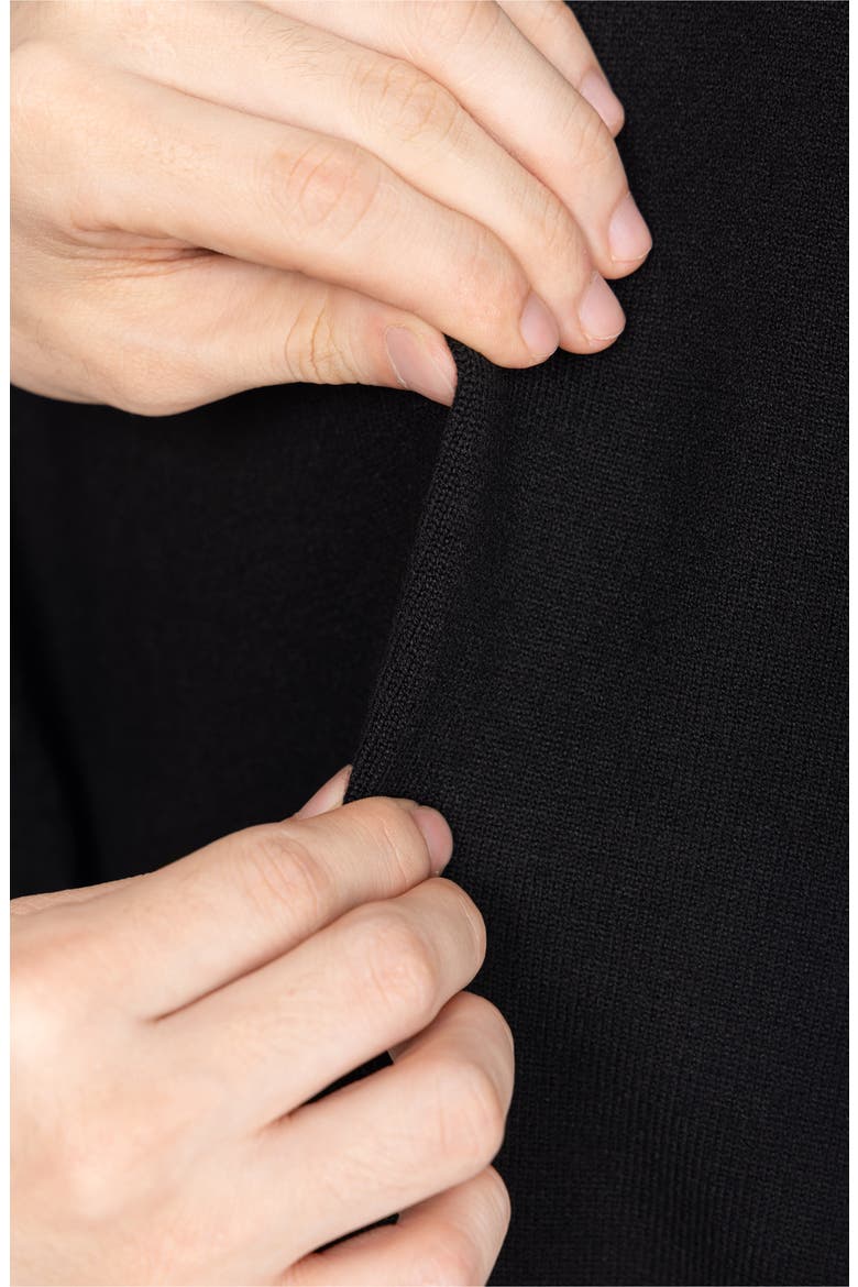 Basic Turtleneck Sweater, Alternate, color, BLACK