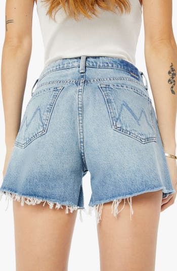 MOTHER The Skipper Short N Long Fray Shorts | Nordstrom