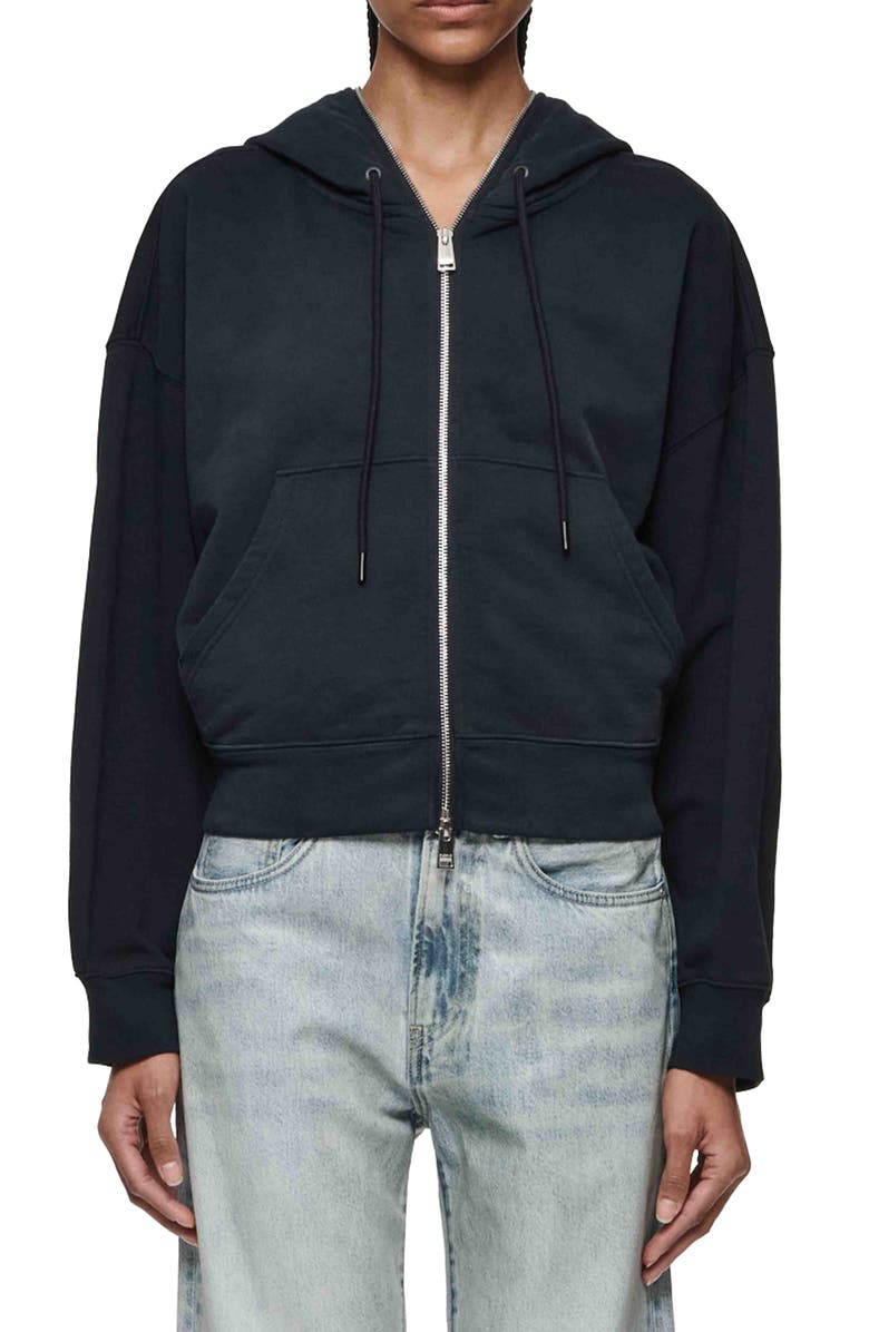 PURPLE BRAND Cotton Zip-Up Hoodie, Main, color, 