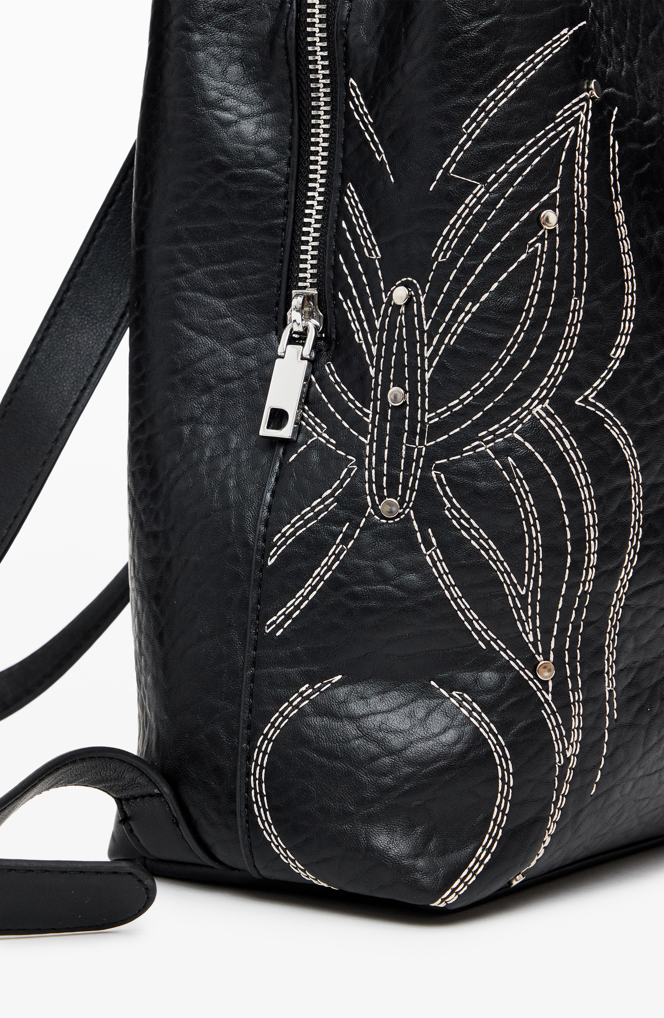 Desigual Goodall Embroidered Backpack, Alternate, color, 