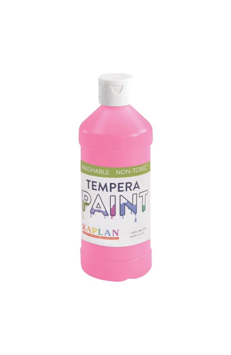 Kaplan Early Learning Company Kaplan Fluorescent Tempera Paint - Set of 6, Alternate, color, Multicolored