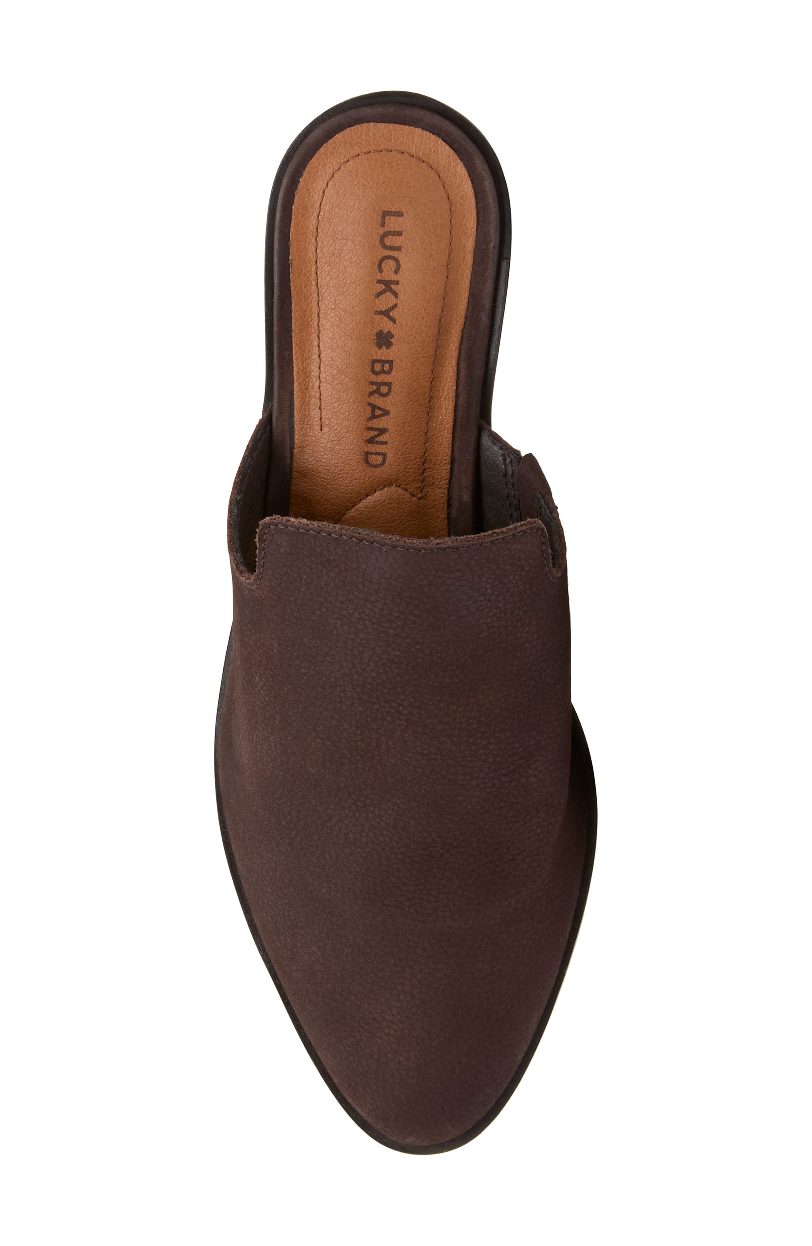 Myrila Mule, Alternate, color, CHOCOLATE