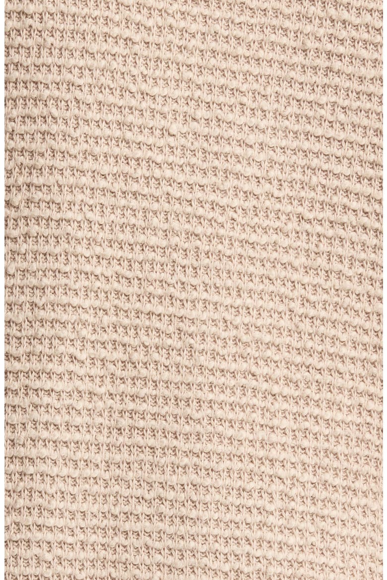 Round Neck Organic Cotton Jacket, Alternate, color, WHEAT