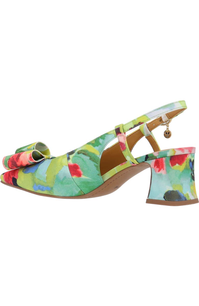 J. Reneé Greer Slingback Pump, Alternate, color, Green/ Pink/ Black