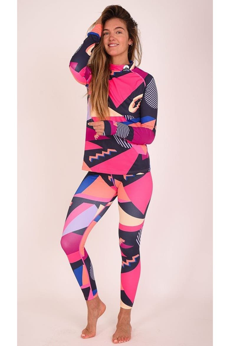 Womens Baselayer Legging, Alternate, color, Hotstepper