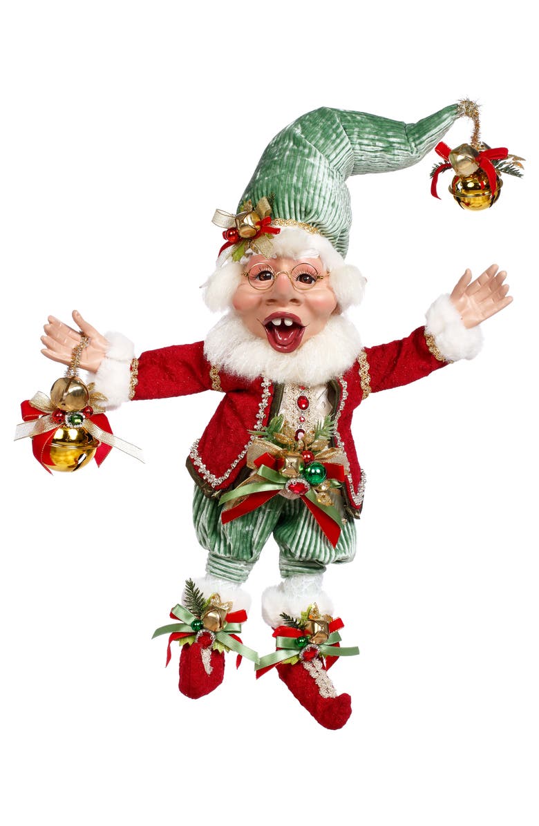 Mark Roberts Sleighbells Elf, Medium, Main, color, Red