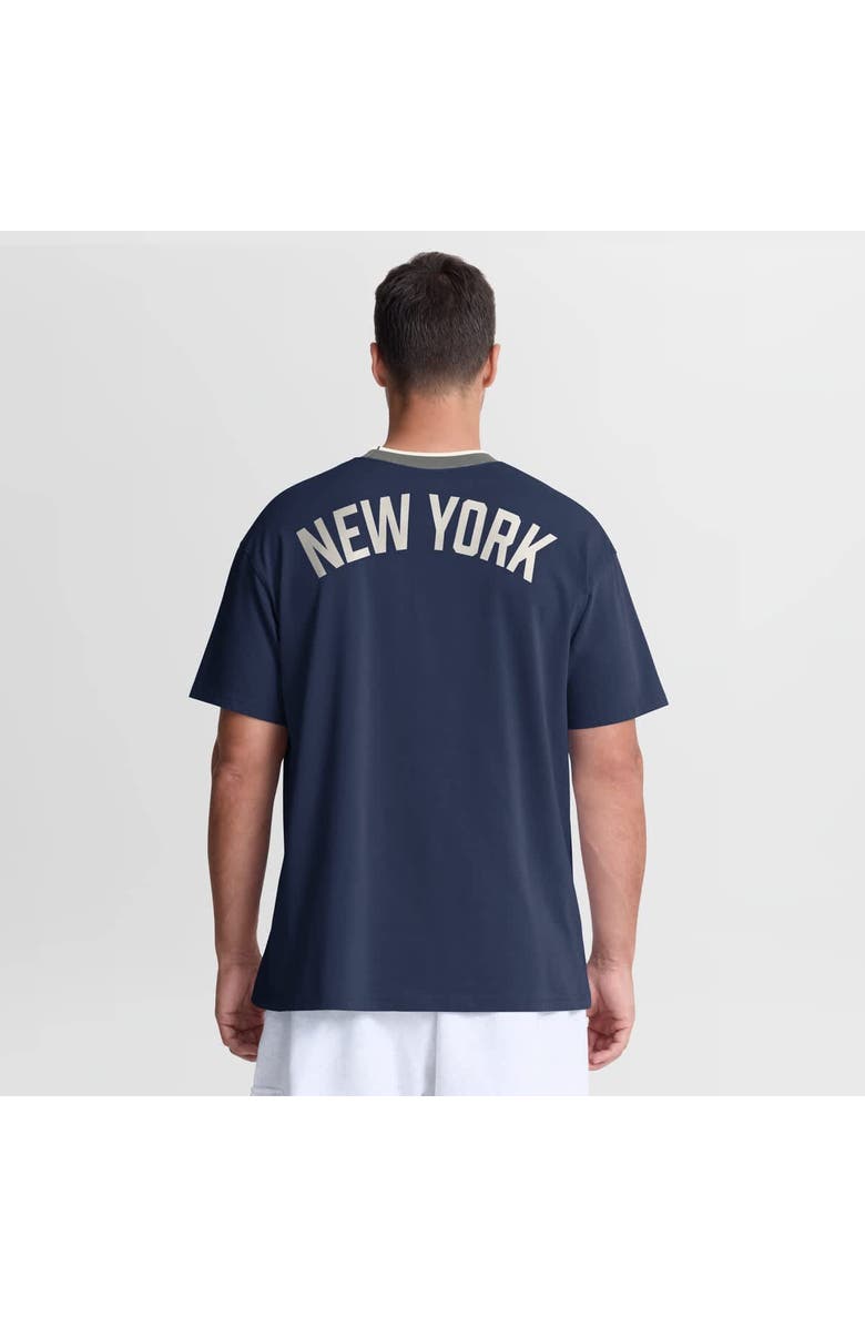 Nike Men's Nike Navy New York Yankees Cooperstown Collection Ringer T-Shirt, Alternate, color, Navy